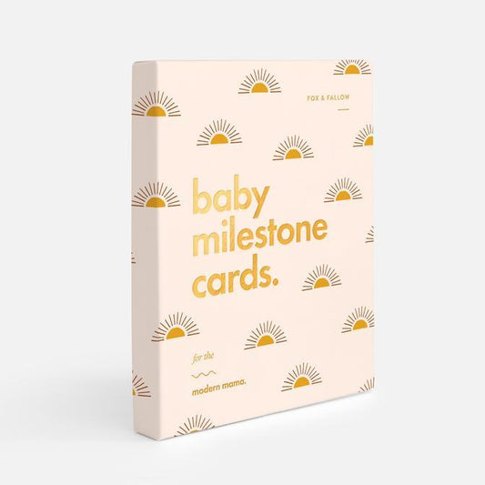 Fox & Fallow Baby Milestone Cards Boho - Aster & Ruby