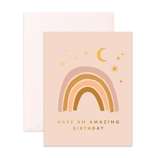 Fox & Fallow Card Amazing Birthday Rainbow - Aster & Ruby