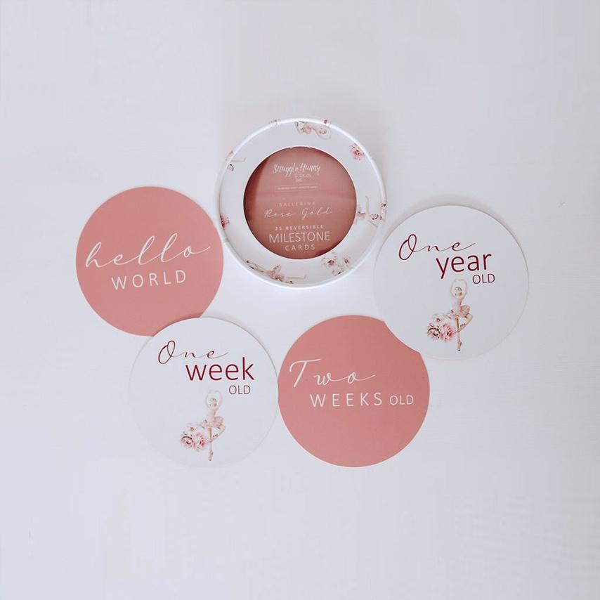 Milestone Cards Ballerina/Rosa - Aster & Ruby